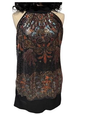 Dots women’s top with glitt size 2X in excellent condition